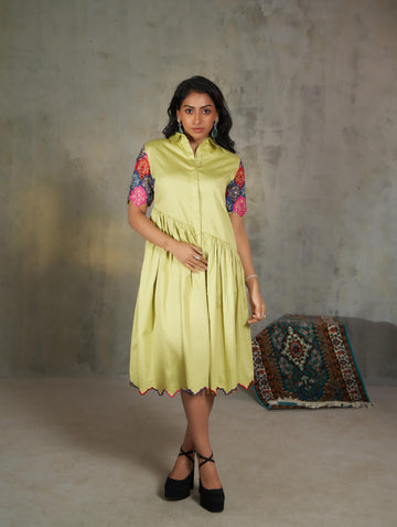 Dress With Cutwork Detail