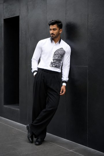 Arctic White Valluvar Kottam Shirt