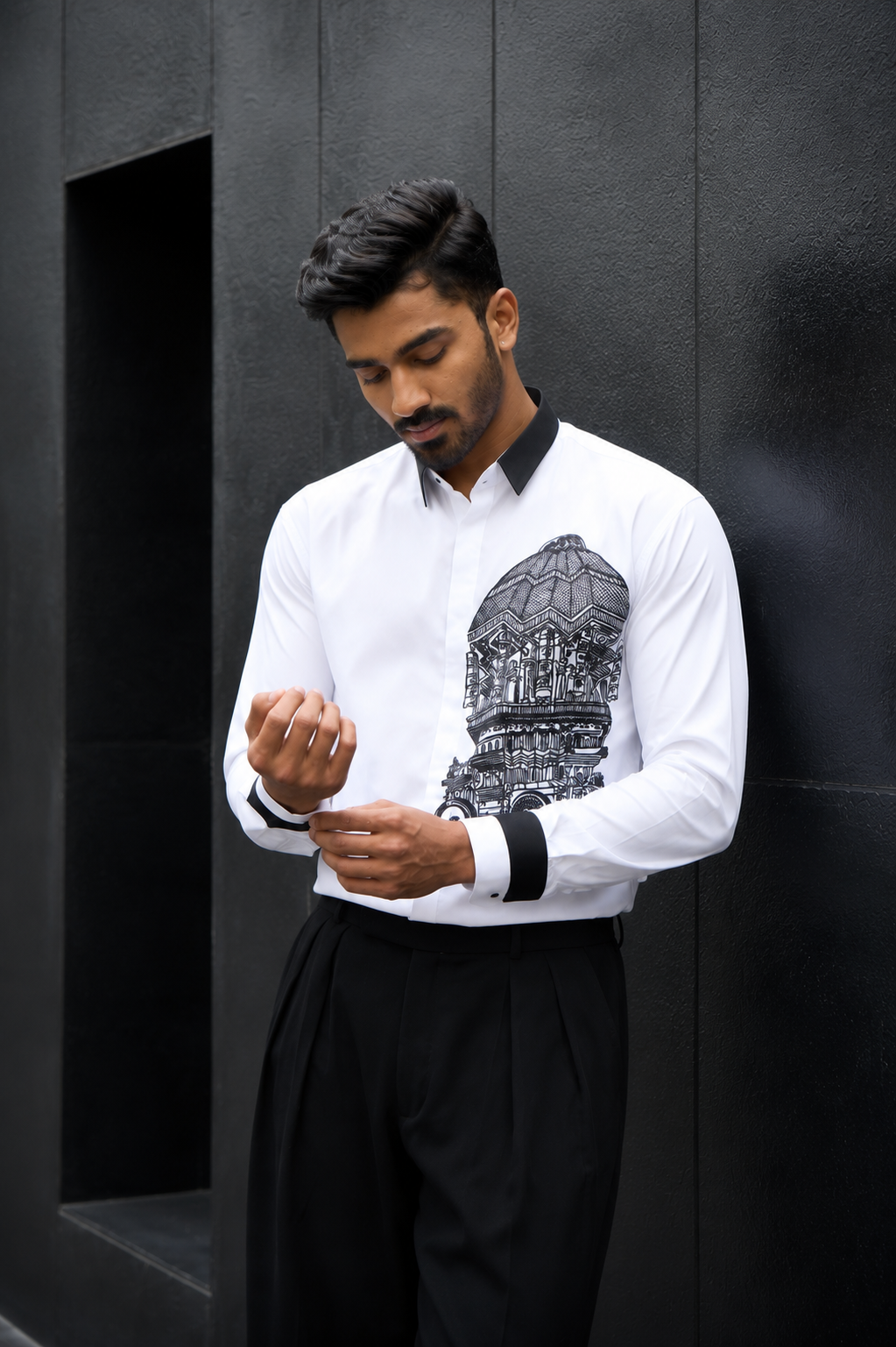 Arctic White Valluvar Kottam Shirt