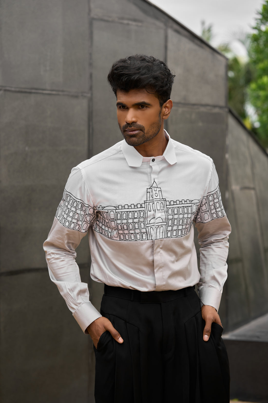 Arctic White Ripon Building Shirt