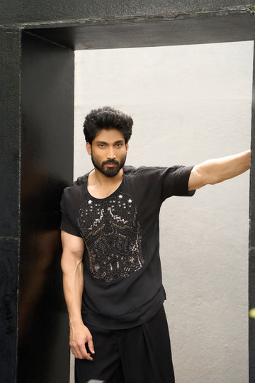 Obsidian Black Chennai City Tee