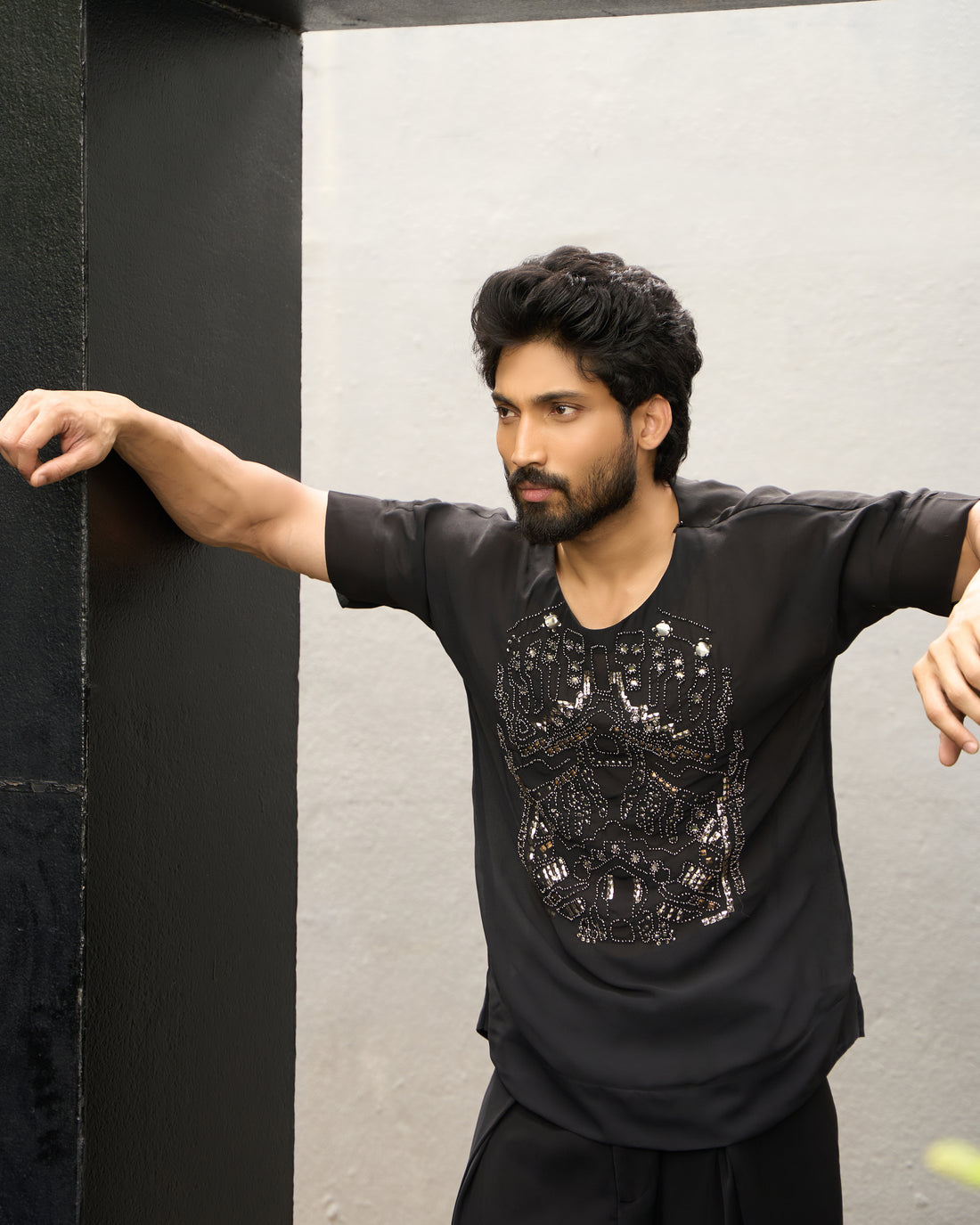 Obsidian Black Chennai City Tee