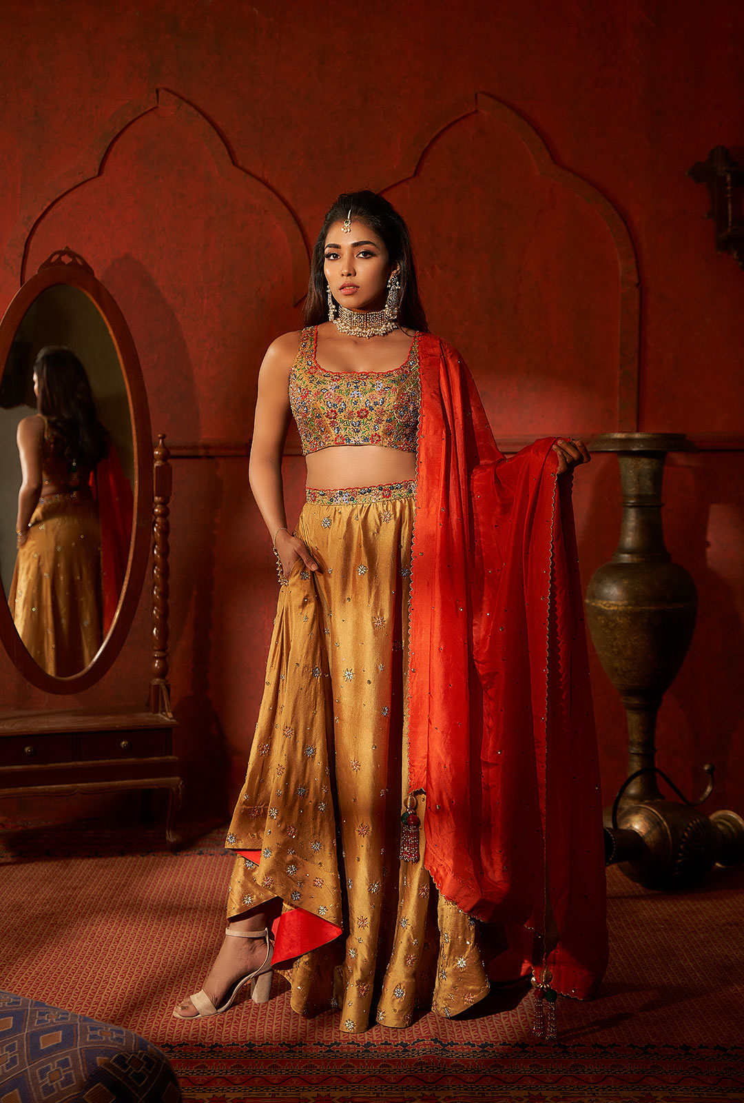 Asymmetrical  Lehenga