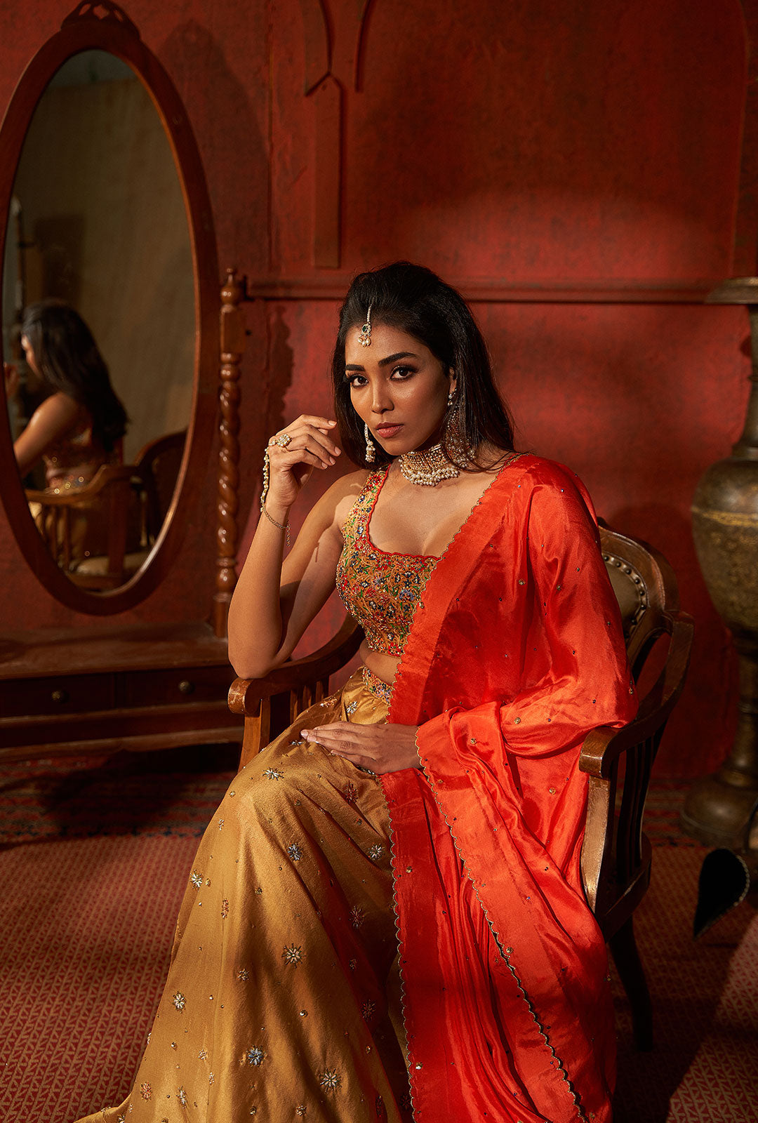 Asymmetrical  Lehenga