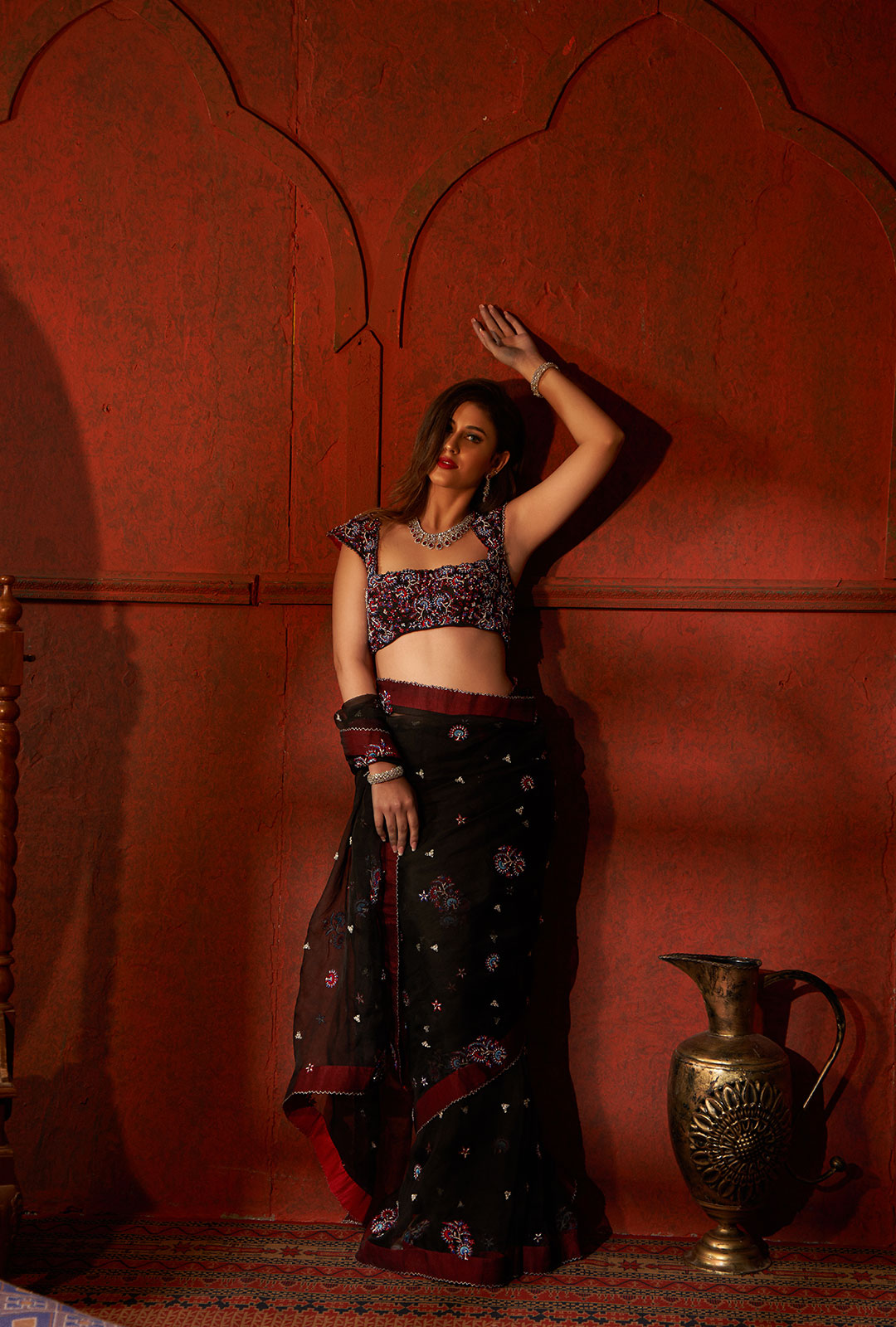 Embroidered Sari