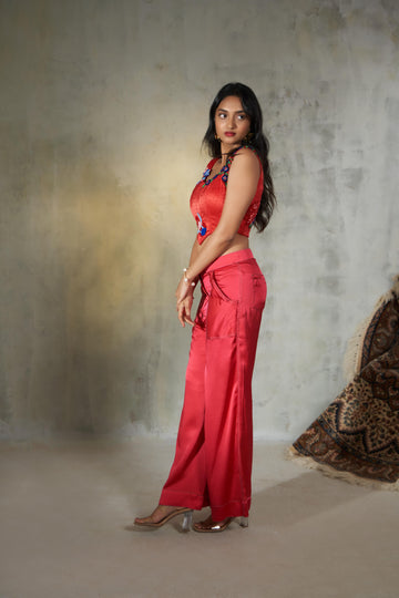 Corset With Low Waist Pants