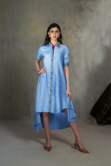 Assymetrical Shirt Dress