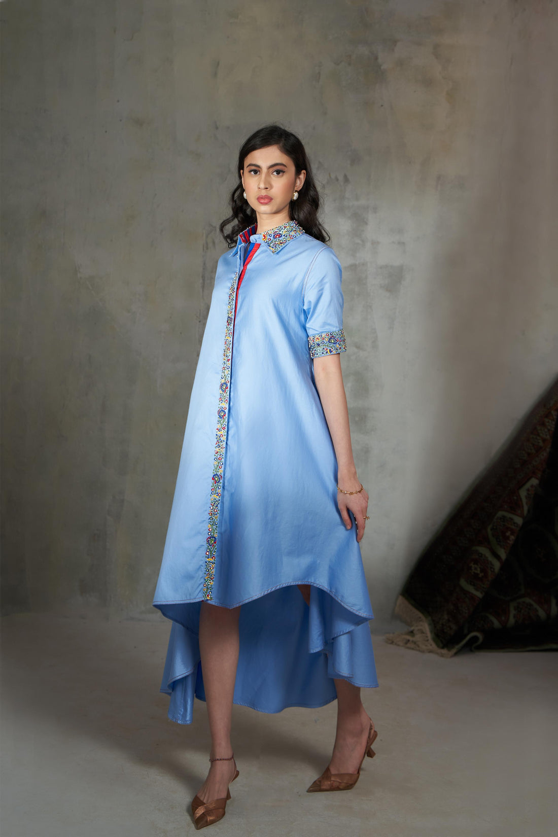 Assymetrical Shirt Dress