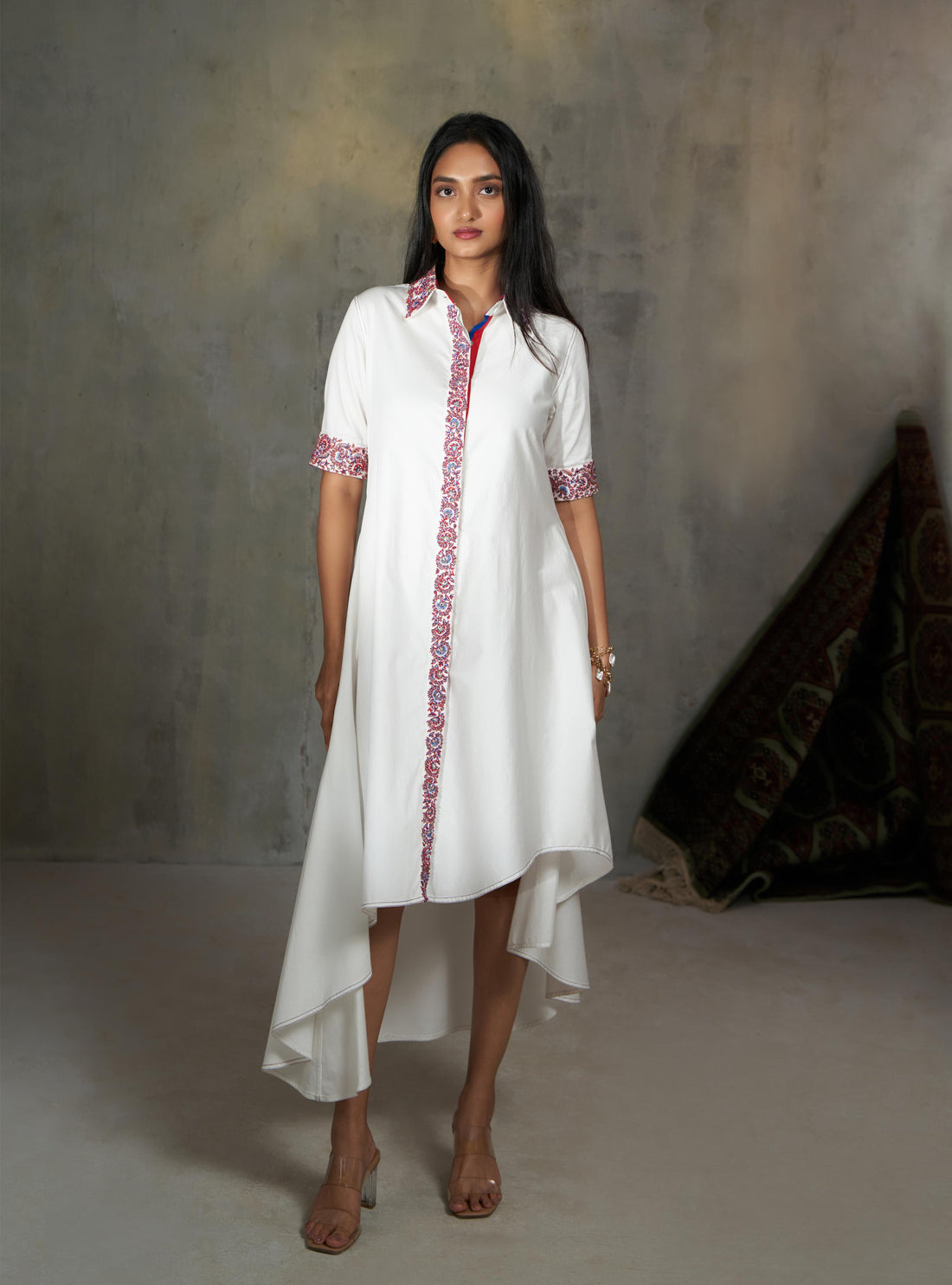 Assymetrical Shirt Dress