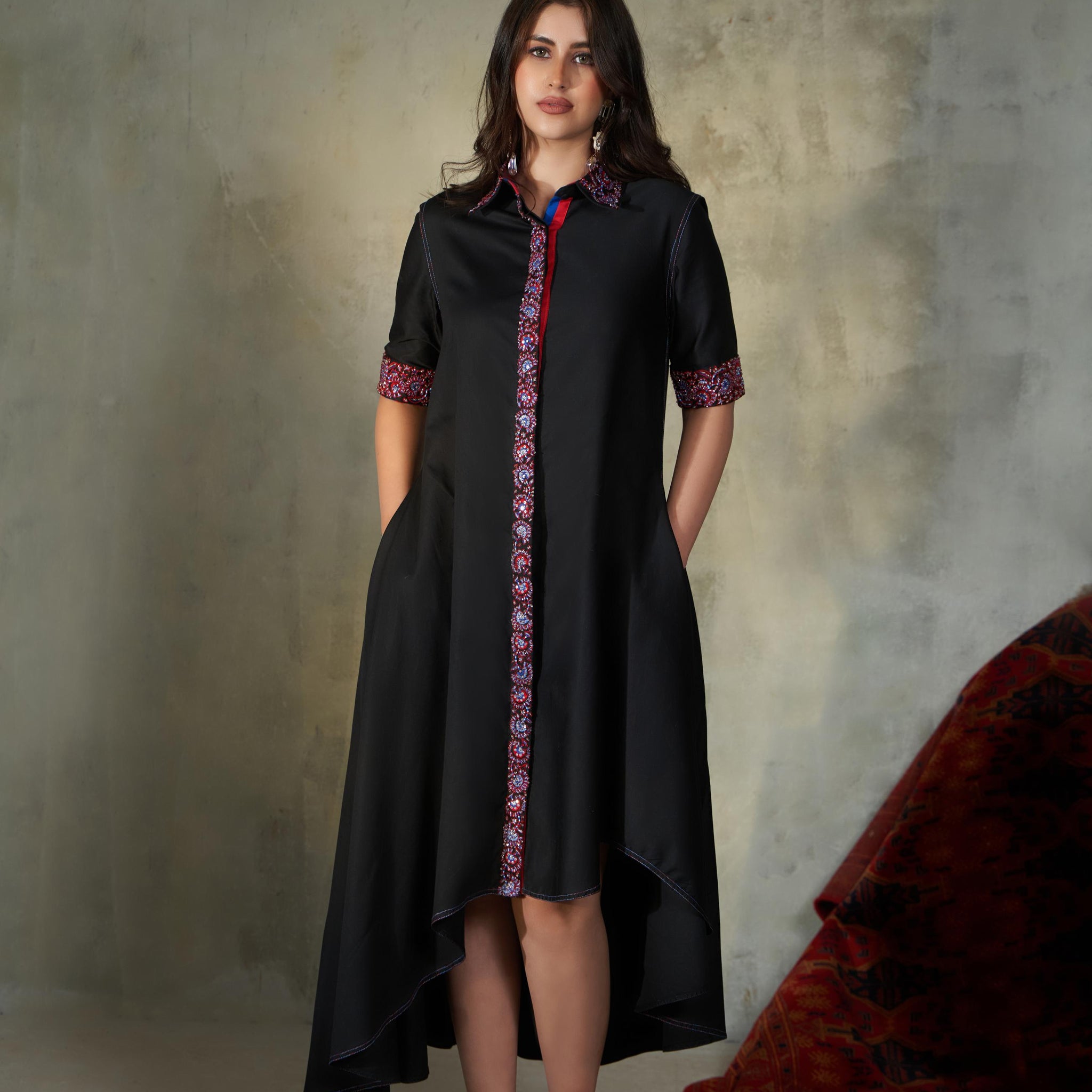Assymetrical Shirt Dress