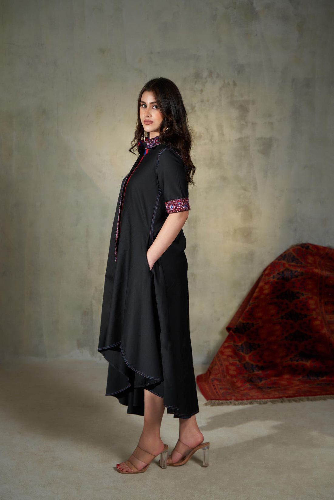 Assymetrical Shirt Dress