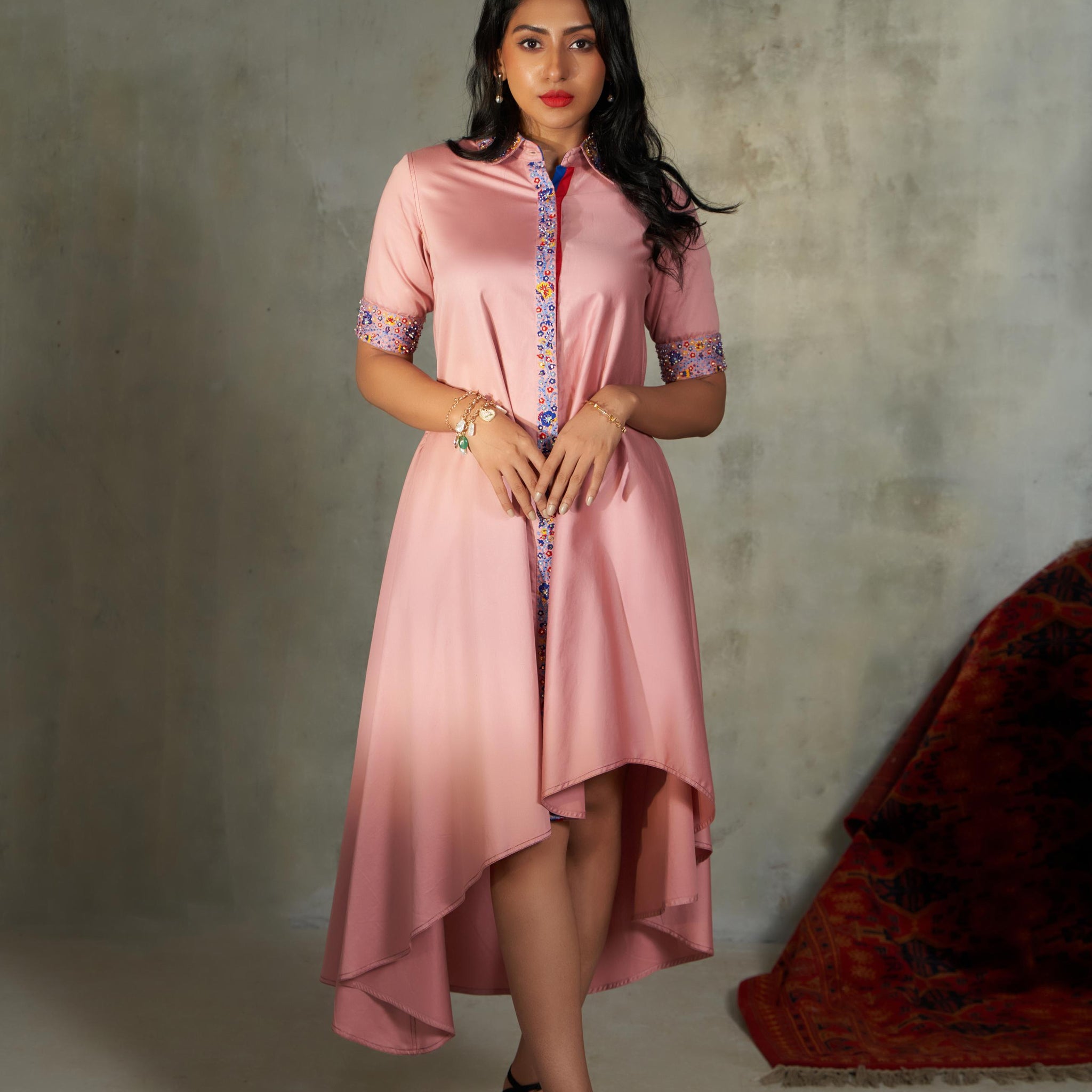 Assymetrical Shirt Dress