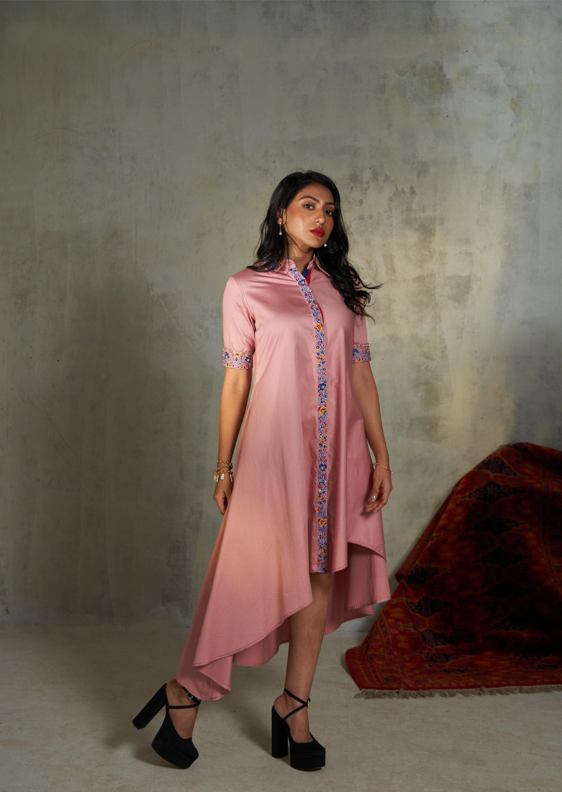 Assymetrical Shirt Dress