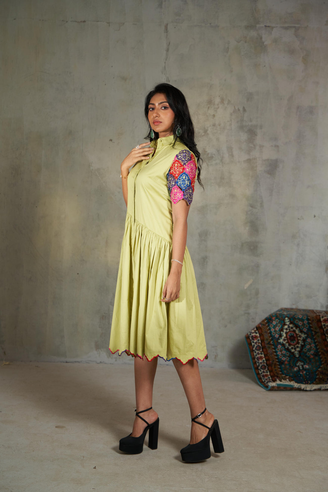 Dress With Cutwork Detail