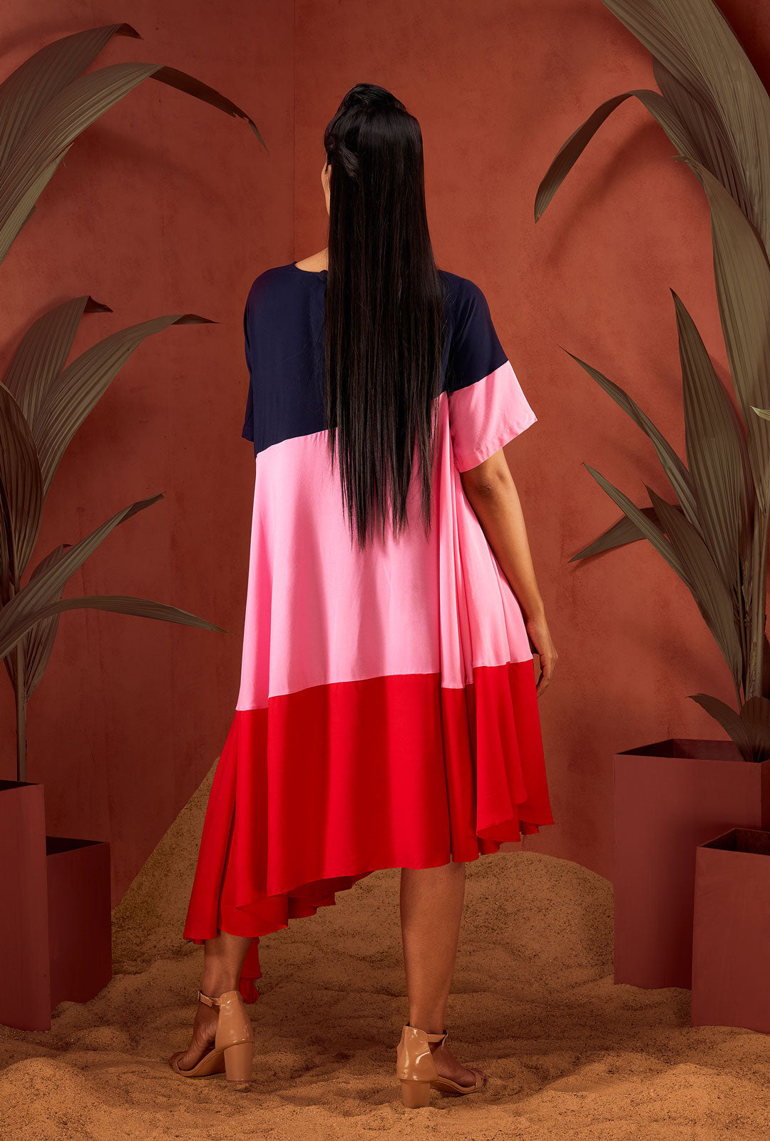 Colour Blocked Dress