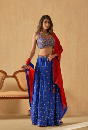 ASSYMETRICAL LEHENGA SET